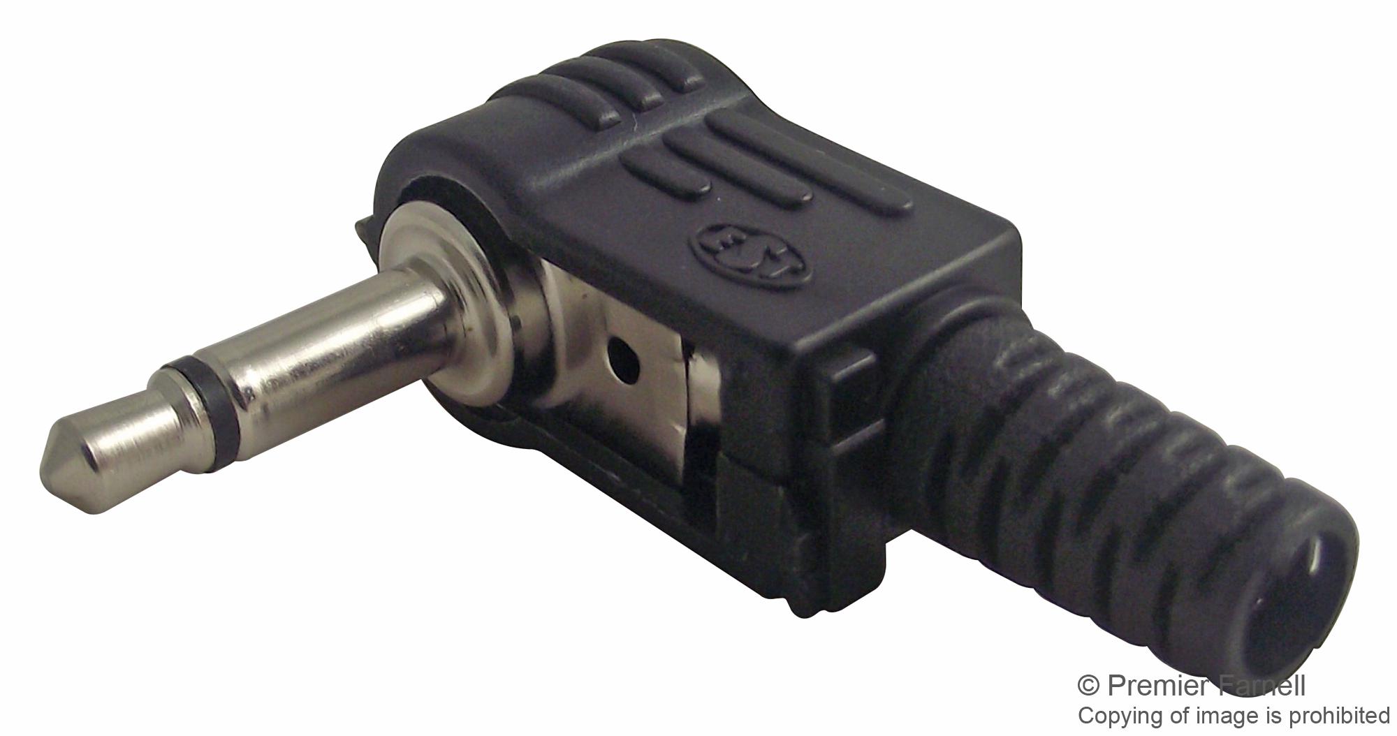 Multicomp 3.5mm Right Angle Mini Plug – Reliable Audio Connector for Industrial Applications