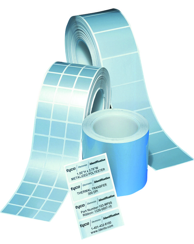 Buy TE Connectivity MP Satin Metalized Polyester Labels Part Number MP38119158A Online