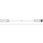 MP-52RJ11UNNE-005 Amphenol Cables on Demand RJ11 Cat5e 2PR Cable | myMectronic