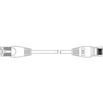 MP-54RJ45DNNE-002 Amphenol Cables on Demand Shielded RJ45 Network Connector | myMectronic