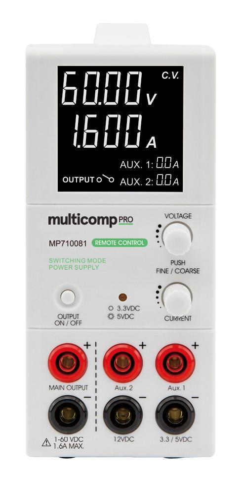 Multicomp Pro MP710081 U– Reliable 60V 1.6A Switching Power Supply for Industrial Applications