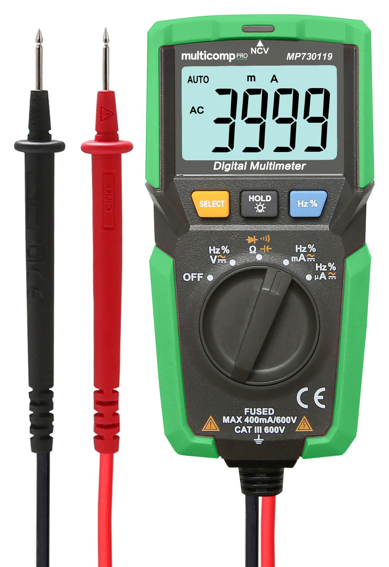 Buy Multicomp Digital Multimeter Part Number MP730119 Online