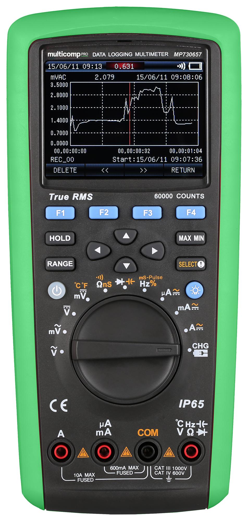 Multicomp Pro MP730657 – Reliable True RMS Multimeter for Industrial Applications