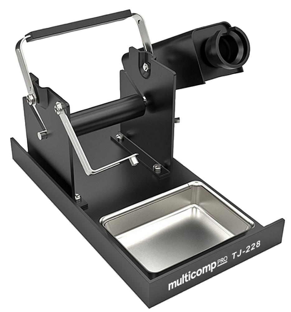Multicomp Pro MP740659 – Reliable Soldering Iron Stand with Dispenser for Industrial Applications