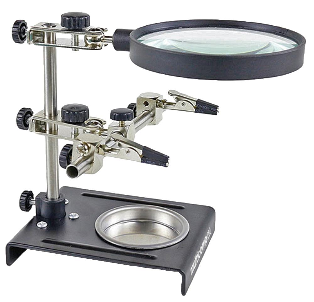 Buy Multicomp Helping Hands With Magnifier Part Number MP740661 Online