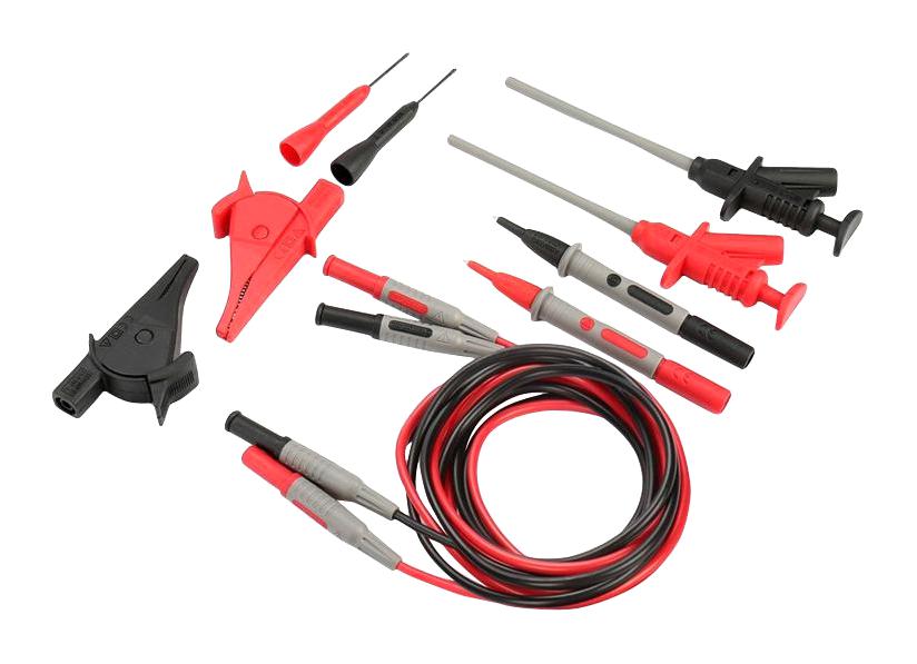 Multicomp Series Test Leads Kit MP770516: 10 Piece Electrical Testing Set
