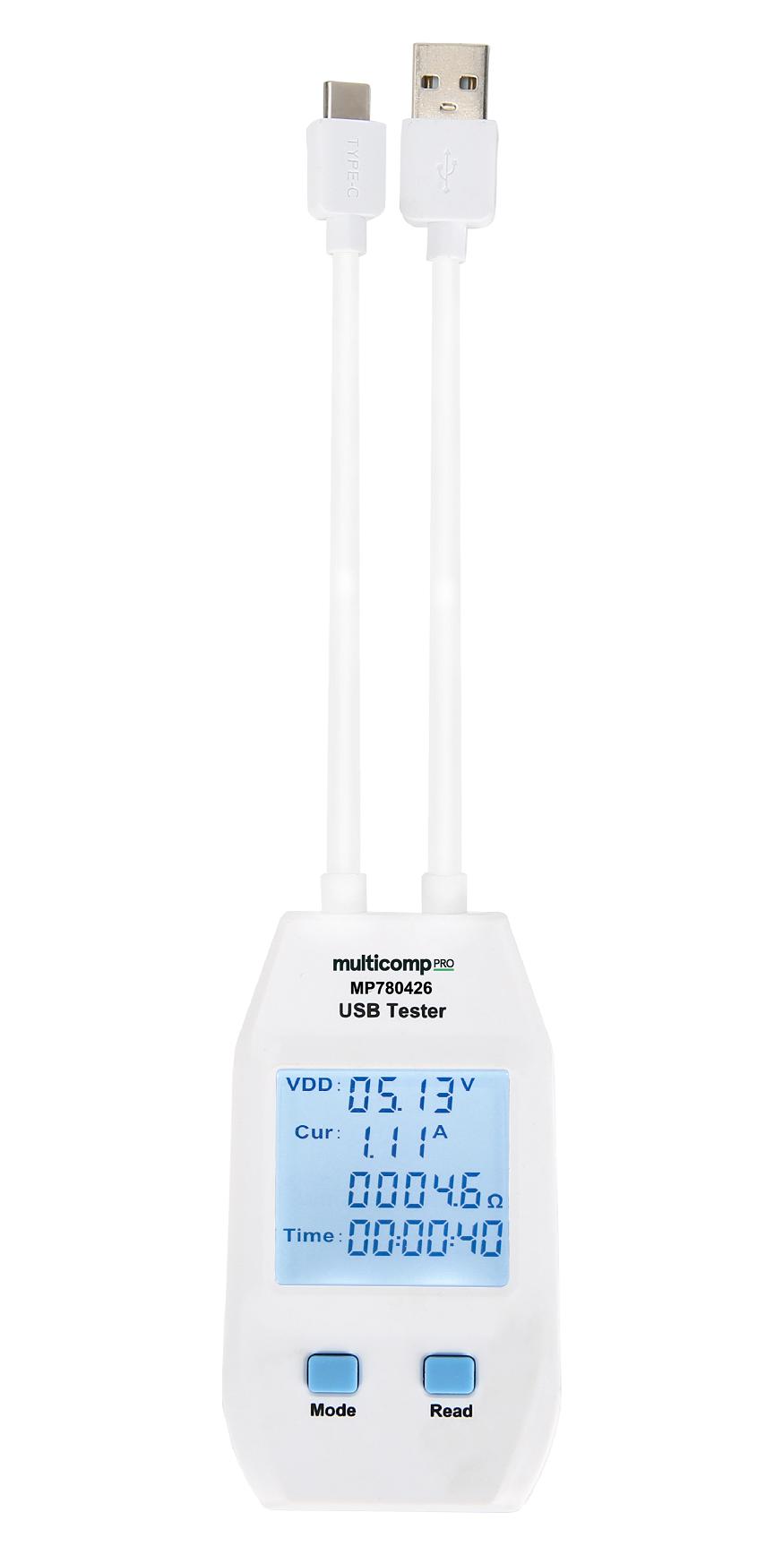 Buy Multicomp USB Tester Part Number MP780426 Online