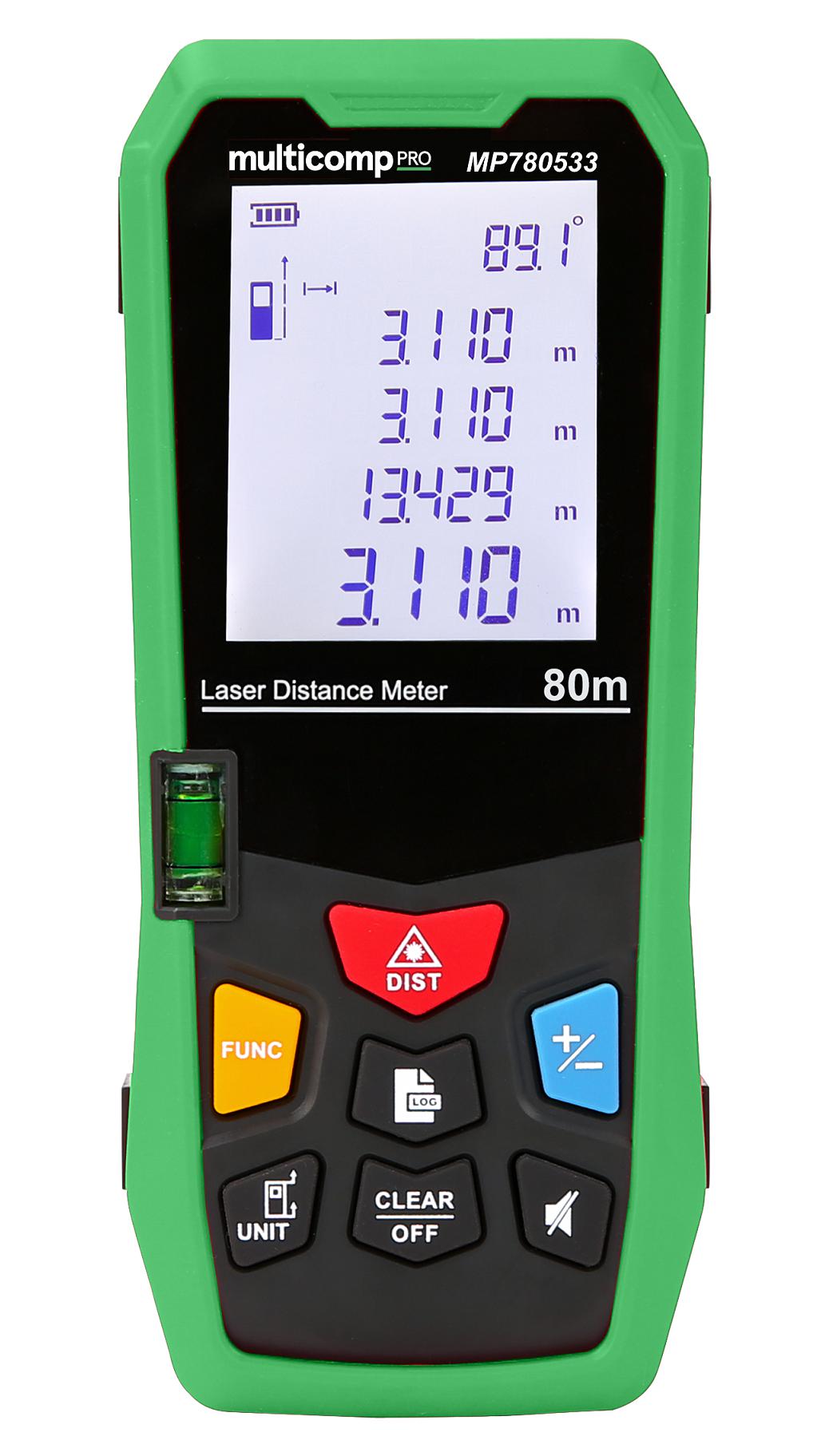 Multicomp Series Laser Distance Meter: MP780533