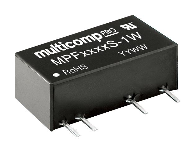 MultiComp Series 1W Isolated DC-DC Converter: MPF1215S1W