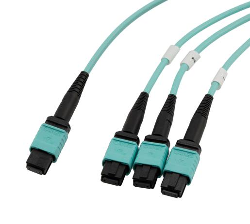 Buy L-com Fiber Optic Connector Part Number MPF24-MPF308OM4Z-5 Online