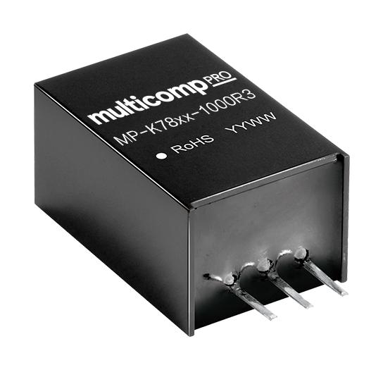 Multicomp Series MP-K78xx 1000R3: High-Efficiency DC-DC Converter Module
