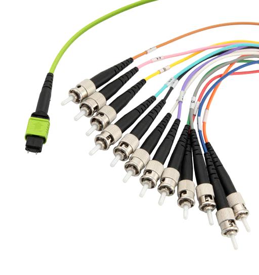 Buy L-com Fiber Optic Fanout Cable Part Number MPM12OM5STZ05 Online