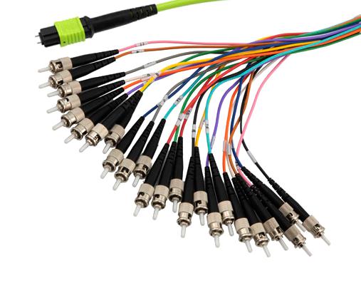 Fiber Optic Series OM3: 24-Fiber Multimode Cable: MPM24OM3STR1