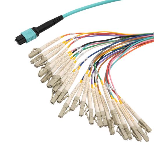 L-com Series Fiber Optic Cable: MPM24OM4FLCZ05