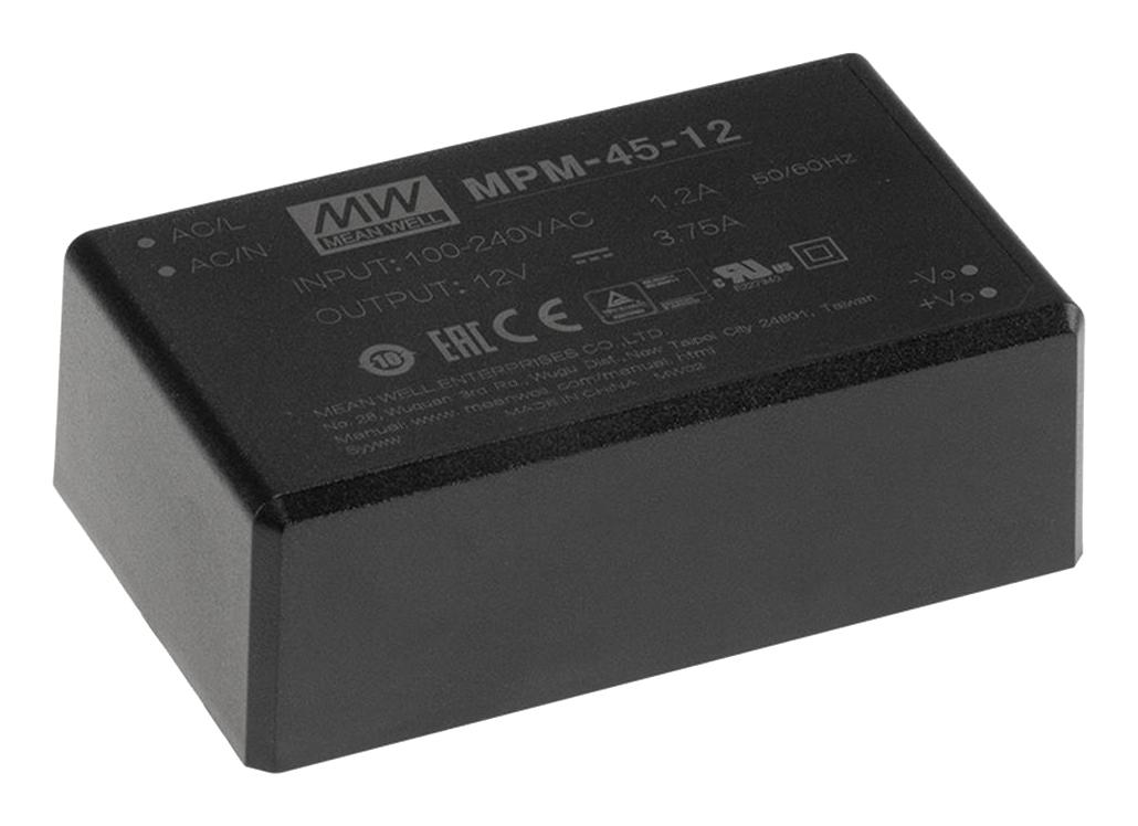 Medical Power Supply Series MPM-45 45W: MPM4512