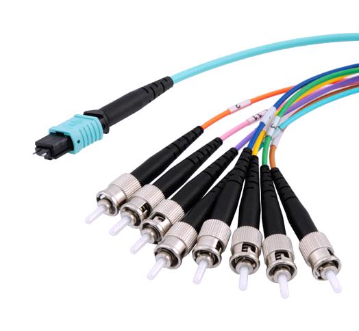 Buy L-com 12 Fiber Fanout Cable Part Number MPM8OM4-STZ Online