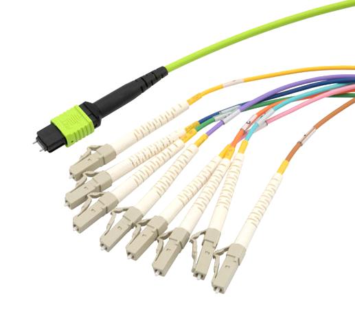 L-com Series LC Fiber Cable: MPM8OM5FLCR3