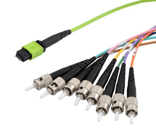 L-com Series MPO Fiber Optic Cable: MPM8OM5STR5