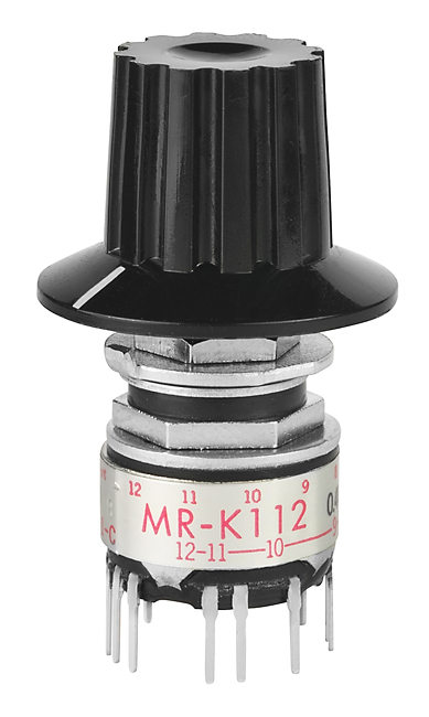 Buy NKK Switches Half-Inch Diameter Process Sealed Rotary Part Number MRK112 Online