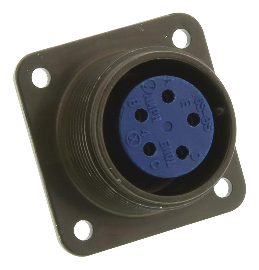 Amphenol Series MIL-C-5015: Box Mounting Receptacle MS3102A16S8S