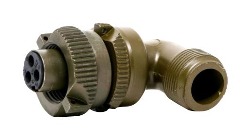 Amphenol Series MIL-DTL-5015 90 Degree Connector: MS3108A1810S