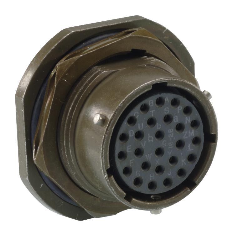 Amphenol MS3124E10-6S – Reliable MIL-DTL-26482 Series 1 Receptacle for Aerospace and Military Applications