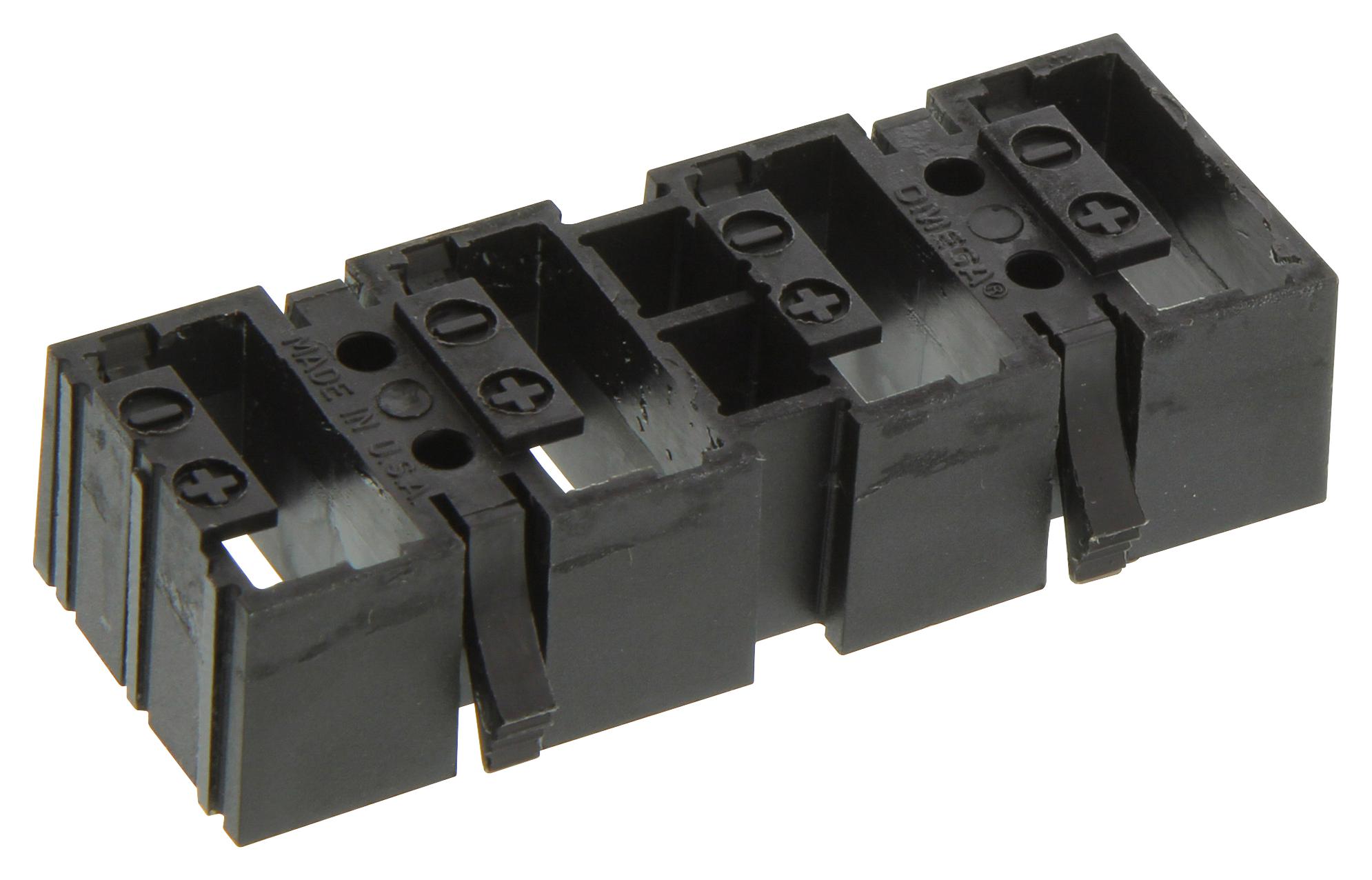 Omega Series MSS: Snap Strip for Miniature Panel Jacks MSS04