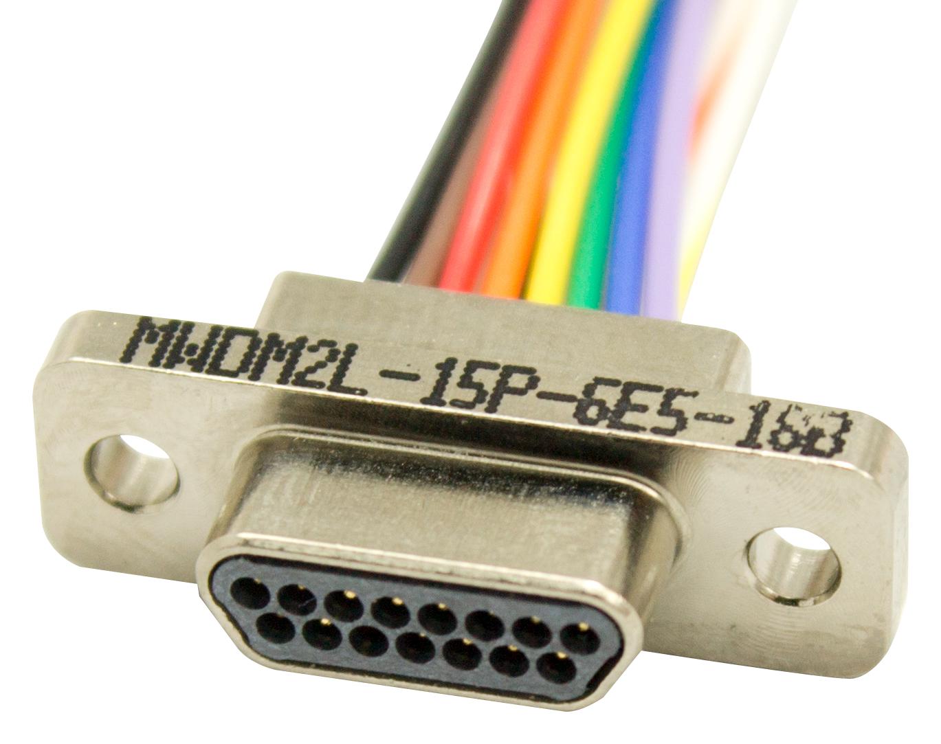 Glenair Series MWDM Insulated Wire Connectors: MWDM2L15P6E5180B