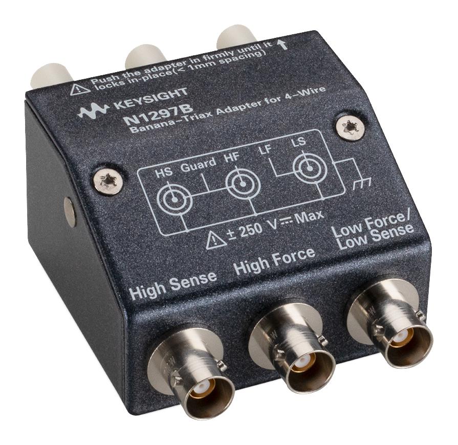 Keysight N1297B – Reliable Banana-Triaxial Adapter for Precise Electrical Testing