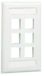 Panduit NK6FIGY – Reliable Network Faceplate for Industrial Applications