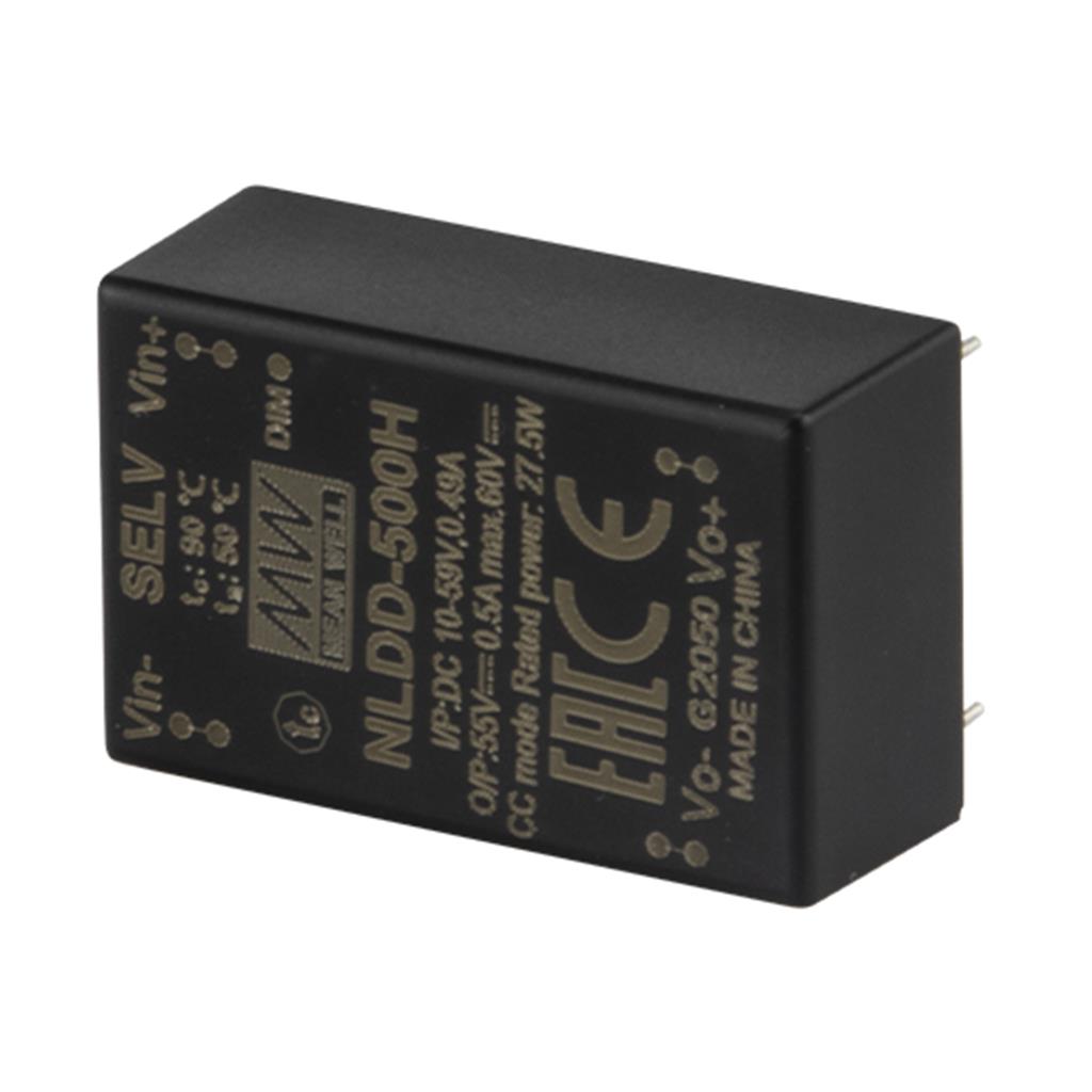 NLDD-500H MEAN WELL Constant Current Step-Down LED Driver | myMectronic