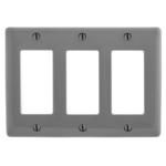 NP263GY HUBBELL Smooth Nylon Switch Plate | myMectronic