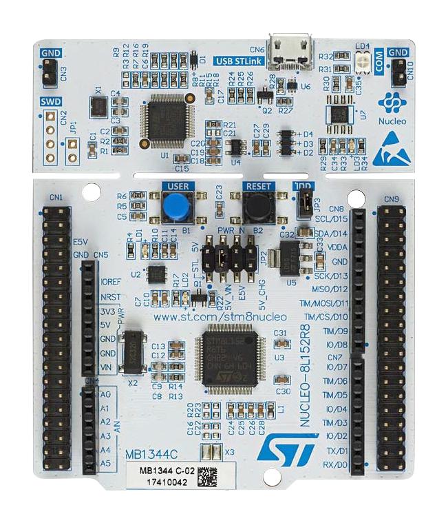 STMicroelectronics Series NUCLEO-64 STM8L152R8: NUCLEO-8L152R8