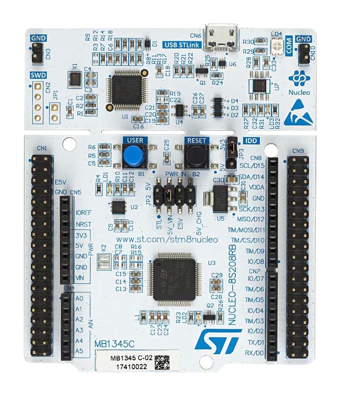 Buy STMicroelectronics NUCLEO-8S208RB Part Number NUCLEO-8S208RB Online