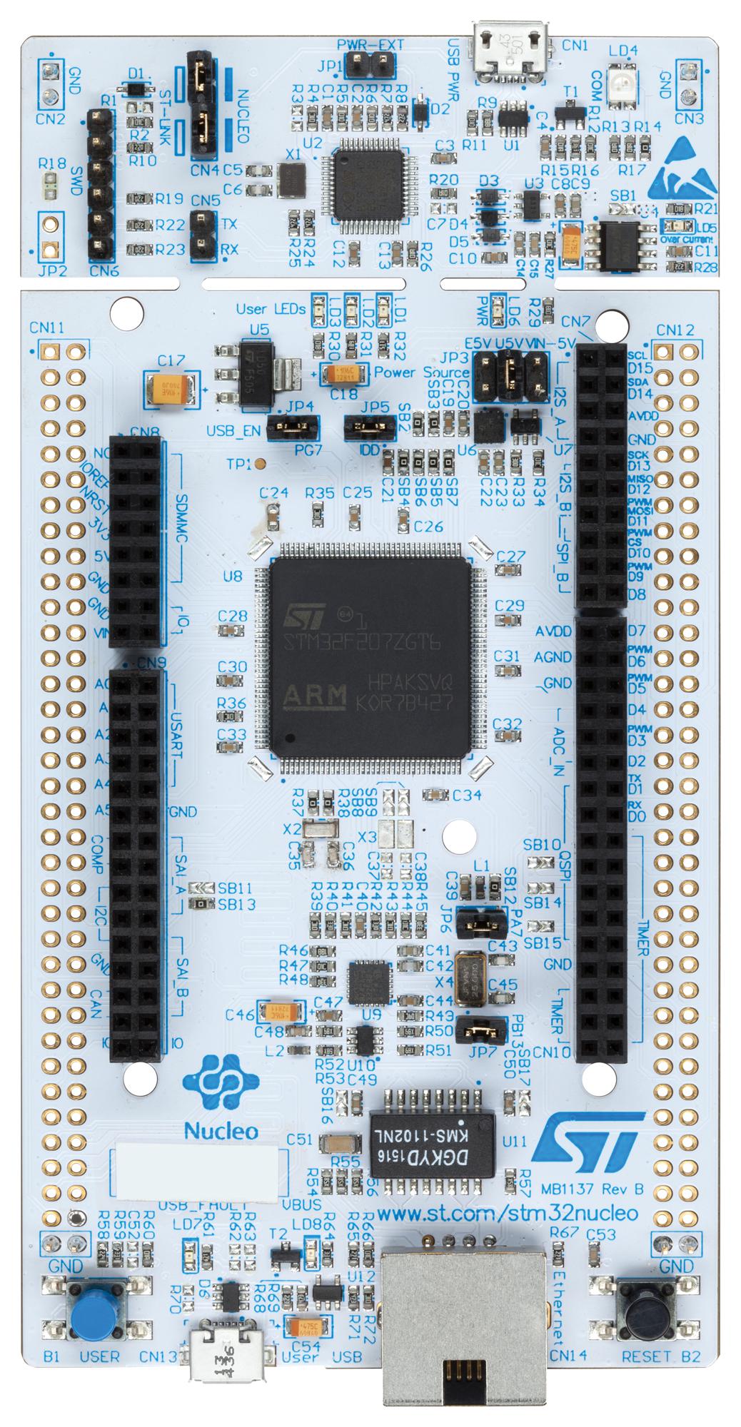 STMicroelectronics NUCLEO-F429ZI – Reliable Microcontroller Development for Industrial Applications