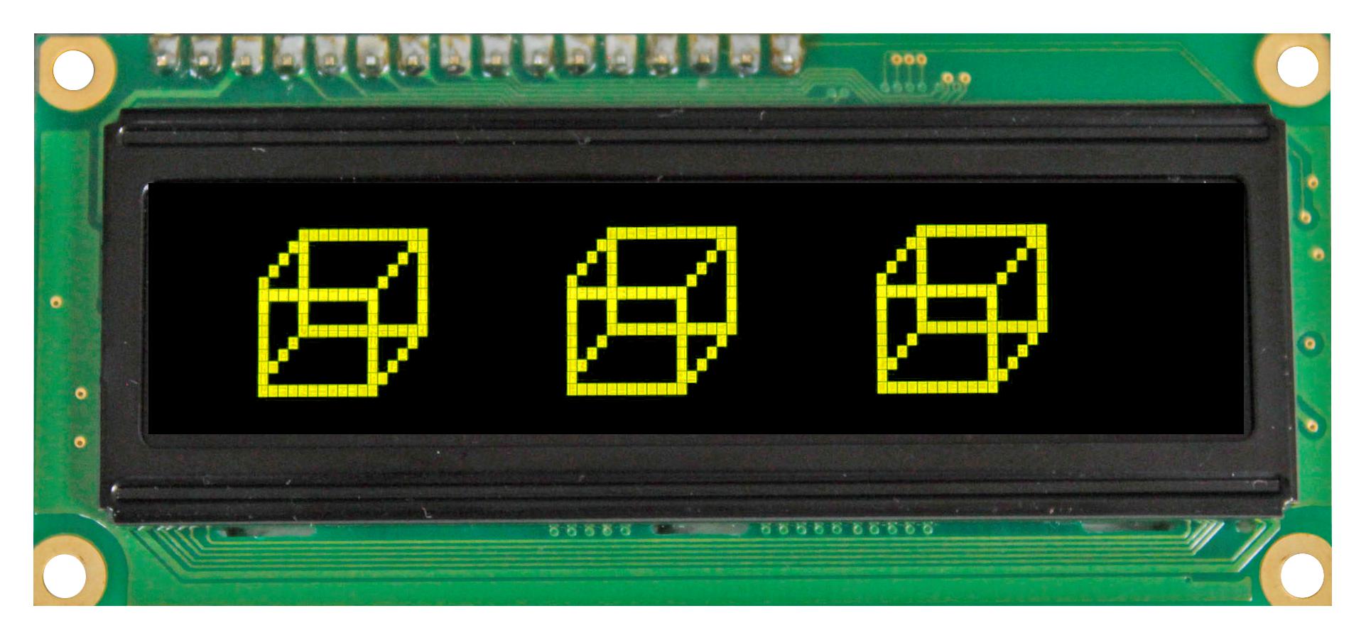 Vishay Series OLED Display: OLED-100H016A-LPP5NO00000