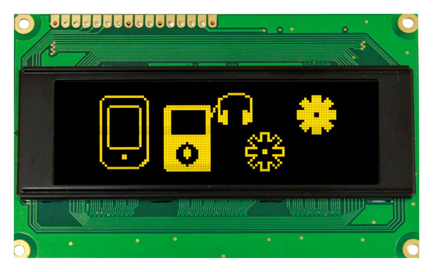 Vishay Series OLED-100H032A Graphic OLED Display: O100H032ALPP5N0000