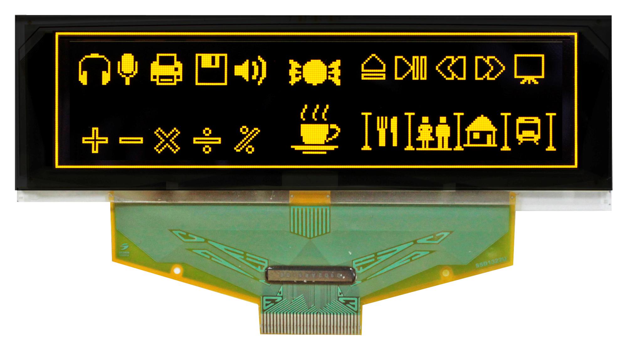 Buy Vishay OLED Display Part Number O256Y064BLPP3N0000 Online