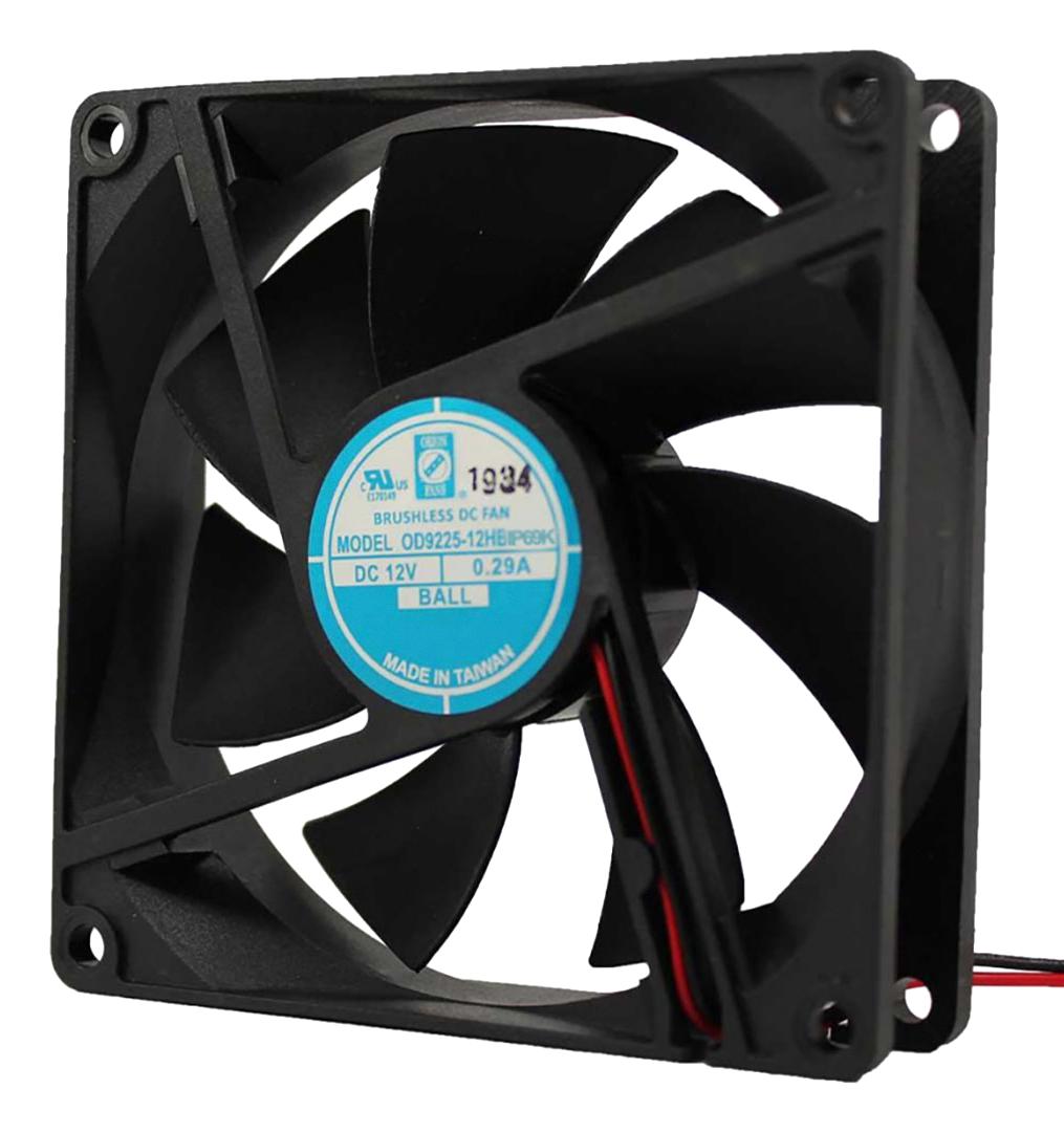 Knight Electronics Series OD9225 Axial Fan: OD922512HBIP69K