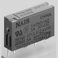 Panasonic Series Relay: SPST-NO 24V DC High-Current Control: PA1A24V