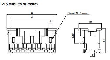 Buy JST Connectors Part Number PADP40V1S Online