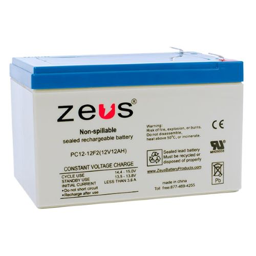 PC12-12F2 ZEUS 12V 12AH SLA Battery | myMectronic