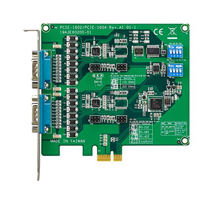Innovative Series PCIE-1602BAE RS-232/422/485: PCIE-1602BAE