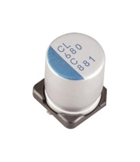 Buy Nichicon Aluminum Solid Electrolytic Capacitors Part Number PCL1C391MCL1GS Online