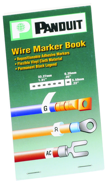 PCMB-15 PANDUIT Vinyl Cloth Wire Marker Book | myMectronic
