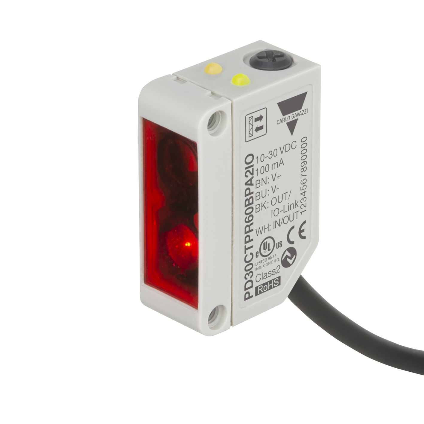 PD30CTPR60BPxxIO CARLO GAVAZZI Retro-reflective Polarized Sensor | myMectronic