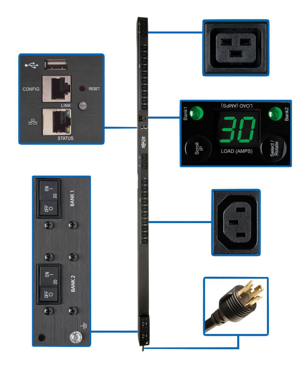Tripp Lite PDUMV30HVNETLX – Reliable Power Distribution Unit for Industrial Applications