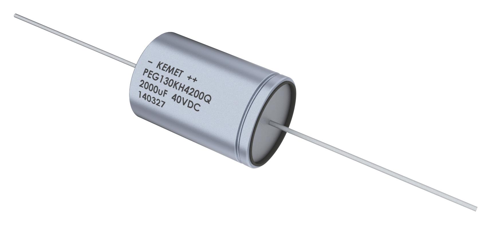 YAGEO Series PEG124 Aluminum Electrolytic Capacitor: PEG124YH2220QL1
