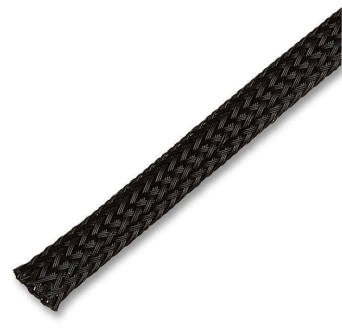 MultiComp Series PET8BK50MR Expandable Braided Sleeving: Reliable Cable Protection