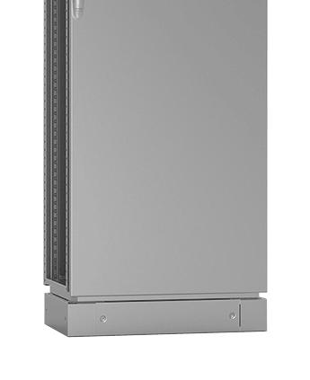 Hoffman Series Plinth: Front/Rear Stainless Steel Cable Management PFS1060